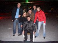 02.12.2006: Sportlich ging's auch beim Eislaufen zu...