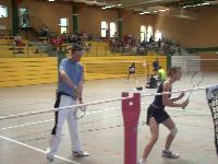 14. Internationales Badmintonturnier in Ilmenau: Steffen Sommer und Sandra Handtke (Heiligenstadt) im Mixed
