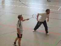 14. Internationales Badmintonturnier in Ilmenau: Michael Rößling und Karsten Koch im Doppel